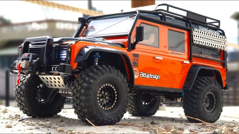 Traxxas TRX4 D110 Defender - creek rock climbing   #rc #rccar #offroad #4x4 #jeep #truck #toys