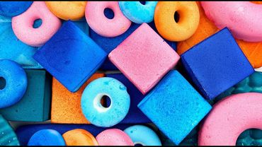 COLORED GYM CHALK★Chromatic Gym Chalk Delight: A Compilation of Satisfying Powder Moments★