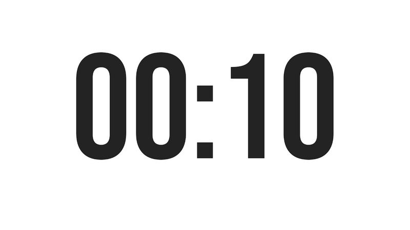 10 Seconds Countdown Timer