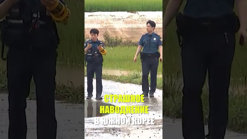 В Южной Корее из-за наводнений погибли три человека, более тысячи человек эвакуированы