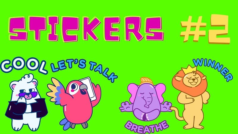 AESTHETIC STICKERS Green Screen Effects - PACK 2