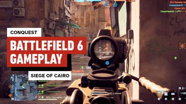 Battlefield 6 Multiplayer Gameplay: Full Conquest Match on Siege of Cairo