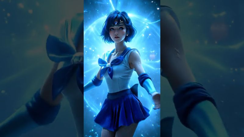 Sailor Mercury Transformation | Realistic Cinematic Version #sailormoon