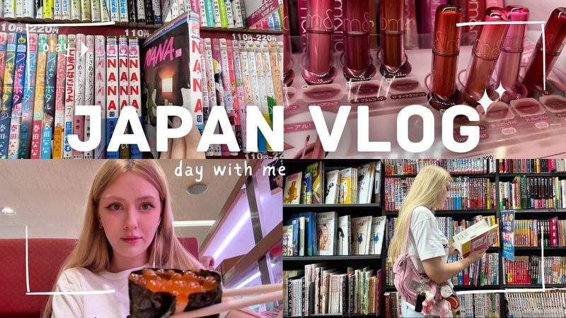 япония влог | book off, суши, косметика, daiso, манга, японский язык