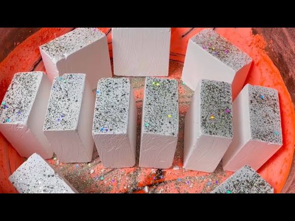 Glittery Fresh Plain White Chalk