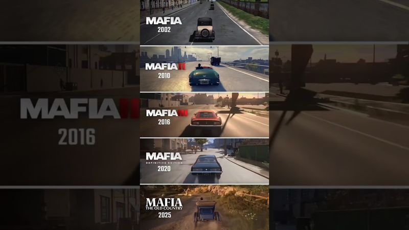 Evolution of MAFIA Games Vehicles 2002-2025 | MAFIA THE OLD COUNTRY