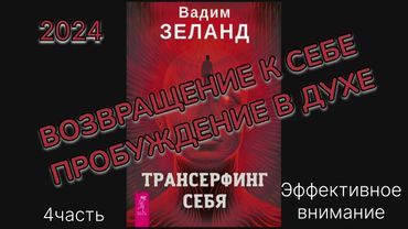 ТАРНСЕРФИНГ СЕБЯ 2024г.‼️ВАДИМ ЗЕЛАНД‼️ ЭФФЕКТИВНОЕ ВНИМАНИЕ #аудиокнига #зеланд #трансерфингсебя