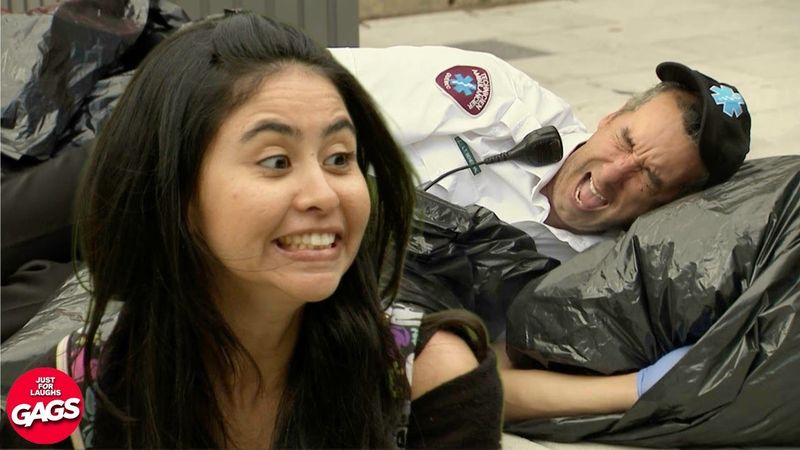 He sleeps everywhere 🤣 | Just For Laughs Gags