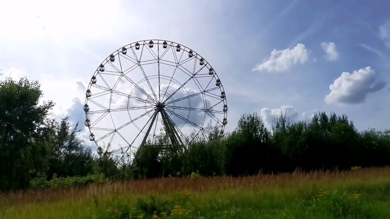 Таймлапс колесо обозрения "Золотое кольцо " Ярославль