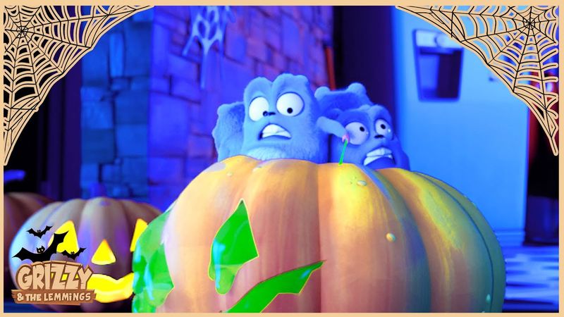 🪩 Halloween Party 🎃 Grizzy & les lemmings | 175' Compilation | 🐻🐹 Cartoon for Kids