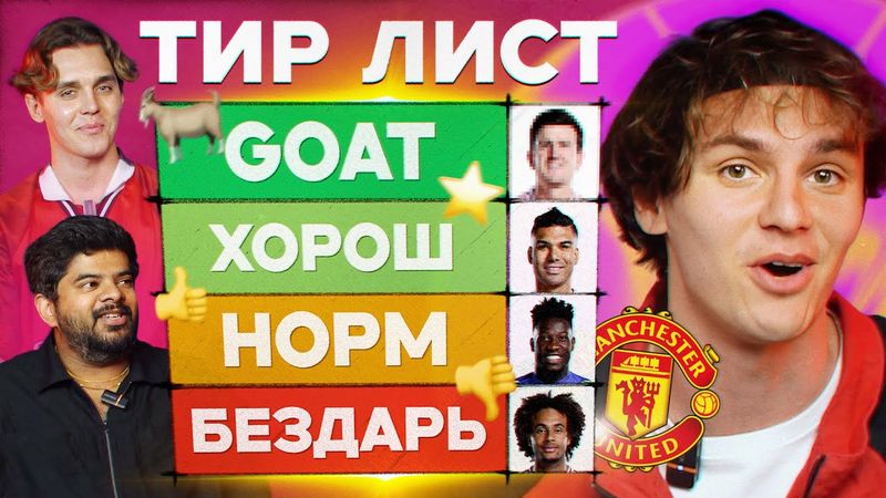 Тир лист #5 | Манчестер Юнайтед