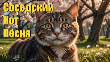 «Соседский кот кот кот» песня кота Мурзика  #ЖизньКотавДеревне #Мурзик #Котобард #ПесниМурзика