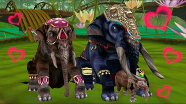Играем за слона! Встречаем любовь 💗 WildCraft
