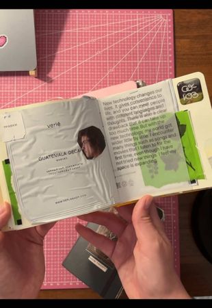 [тгк: стикер тэрапи] #collage #sketchbook #artjournal #MixedMedia #ко...