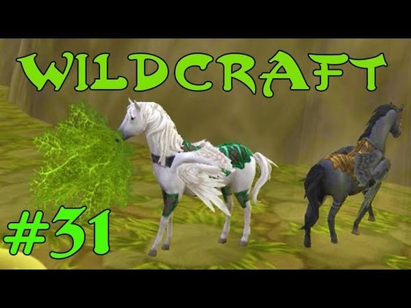 WildCraft Симулятор жизни зверей Онлайн #31 Играем лошадьми и кормим жеребят