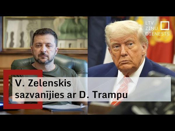 Zelenskis telefonsarunā ar Trampu pārrunājis pretgaisa aizsardzības stiprināšanu