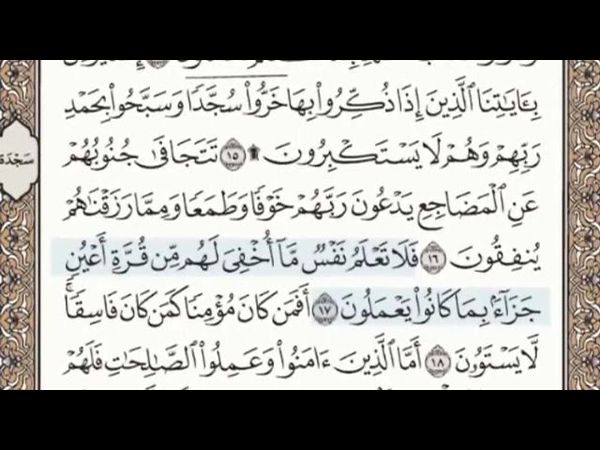 سورة السجدة الصفحة 416 الشيخ محمد صديق المنشاوي