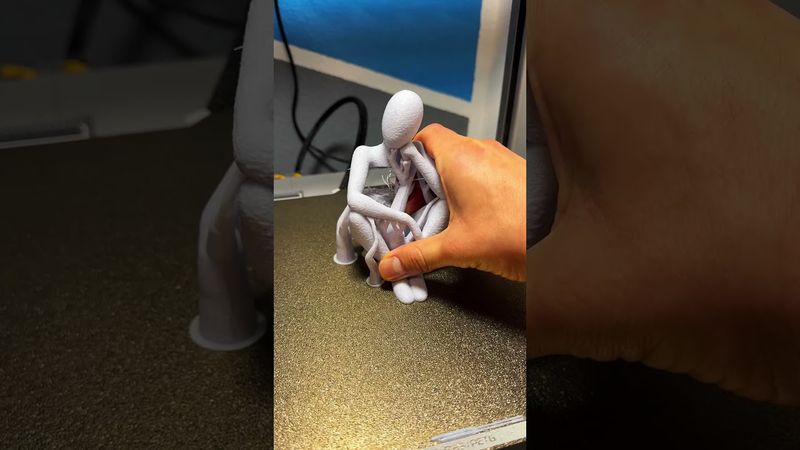 3D Printed Human Sculpture