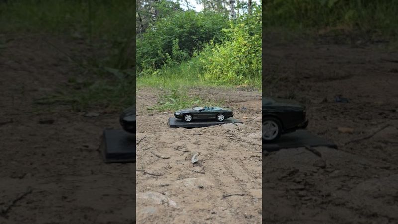 Green model car crush part 2 #crushexperiment #modelcarcrush #asmrcrush #sandals #asmrcrunch