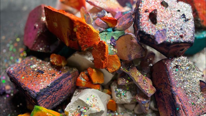 Tricky Colors | Dyed Gymchalk | Dusty | ASMR