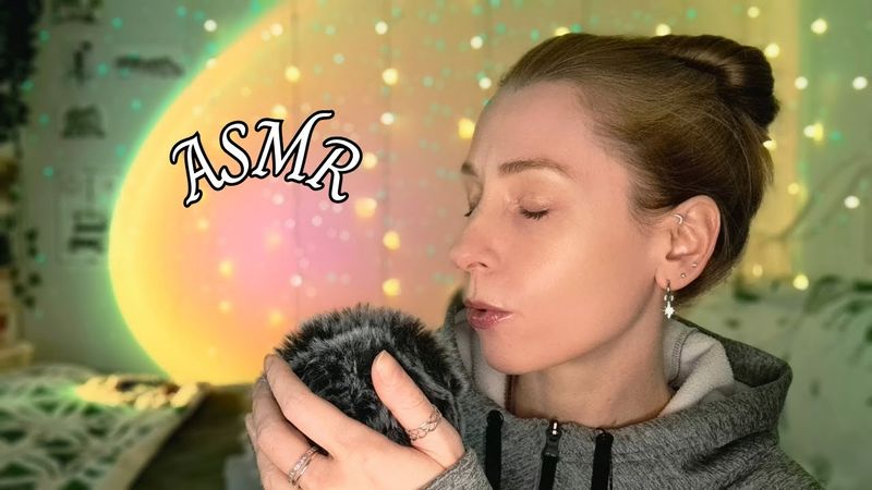 ASMR | Soft & Gentle Mic Blowing | Delicate Mouth Sounds & Unintelligible Whispers