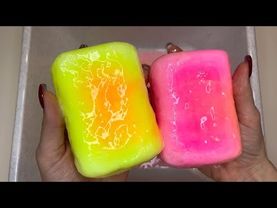 ASMR 💛💗Soaked soap Rus | АСМР 💛💗Размокшее мыло Русь