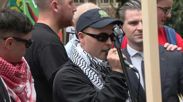 Kneecap's O'Hanna says 'speak about Palestine' after UK court hearing | AFP