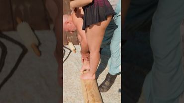 Master of cracks and stretches | healer Vadim Veter works on Kristina #chiropractic