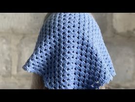 Летняя вязаная косынка/Ярмарка Мастеров