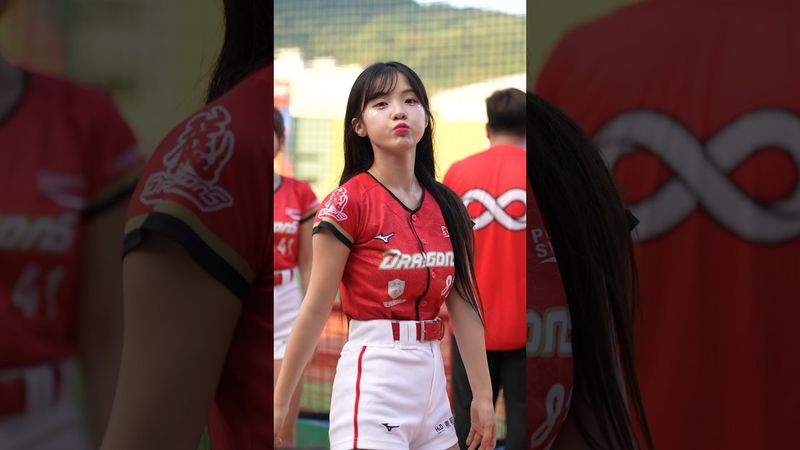 球場局間小彩蛋#이다혜 #李多慧 #fancam #cheerleader #cheerleading #cpbl #味全龍 #美女 #sony #野球