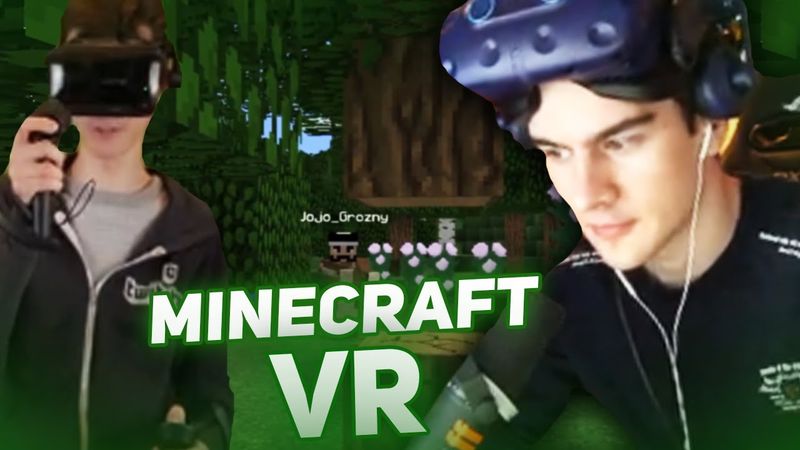 ДВА ДАУНИЧА ПЫТАЮТСЯ ПОИГРАТЬ В MINECRAFT VR, НО У НИХ НЕ ВЫХОДИТ