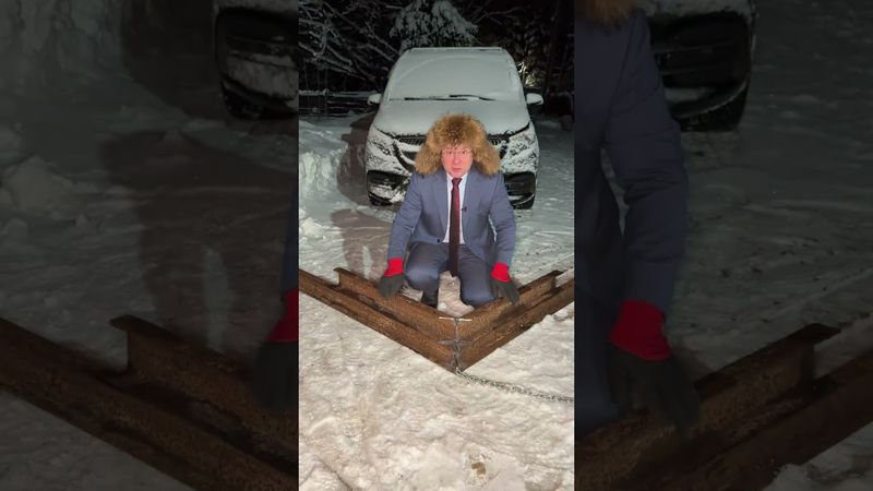 как почистить снег в поселке?  #alekseymercedes #automobile #offroad #snow