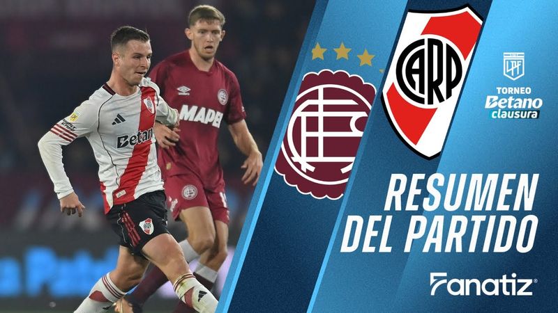 Lanus 1 vs. 1 River Plate - Resumen del Partido | #torneoclausura2025
