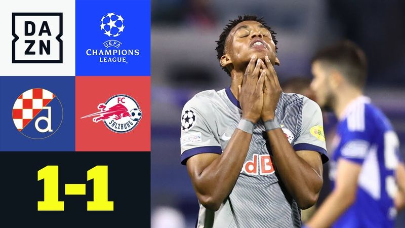 Bullen vergeben Führung, holen aber Punkt: Dinamo Zagreb - Salzburg 1:1 UEFA Champions League | DAZN