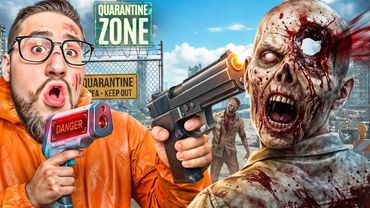 ЗОМБИ УЖЕ ВНУТРИ БАЗЫ! МНЕ ДАЛИ ПИСТОЛЕТ! ЛЮДЕЙ С УКУСОМ СЛИШКОМ МНОГО! (QUARANTINE ZONE) #3