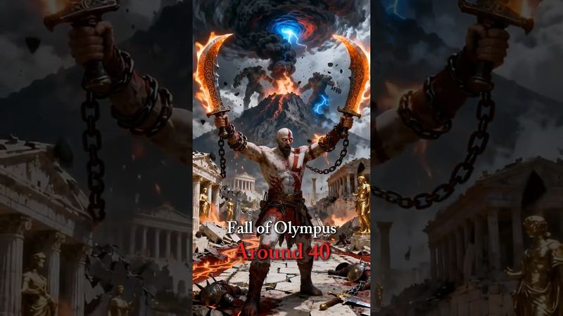The Life of Kratos — From Sparta to Fatherhood #shorts #kratos #godofwar