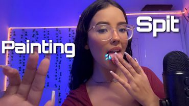 ASMR - 1H INTENSE SPIT PAINTING YOUR FACE 💦