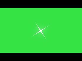 Star twinkle - Green screen (no copyrights, royalty free)