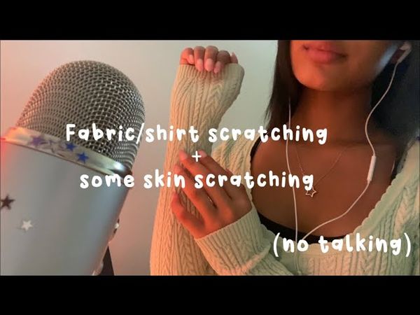 Asmr - fabric/shirt scratching + some skin scratching (no talking)