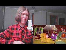 ПОЯВЛЕНИЕ ЧЁРНОГО ЛОВЕЛАСА!! Смешарики. 40 серия - "Страшилка для Нюши" | Реакция.