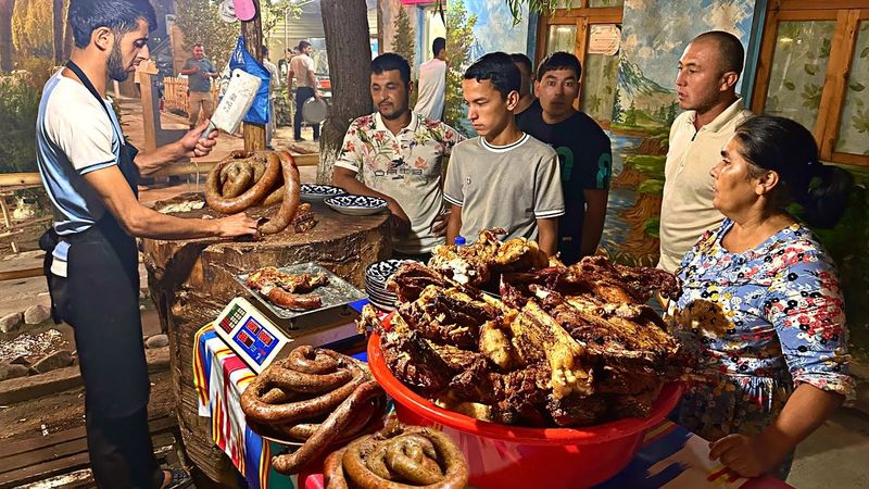 Tur Kuliner Kuliner Uzbekistan yang MENAKJUBKAN selama 3 Jam | Makanan Jalanan TERBAIK dengan SEJARA