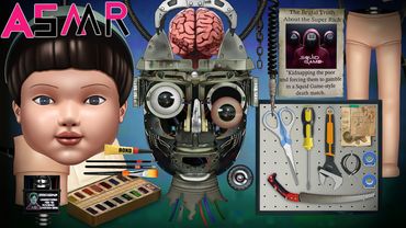 ASMR 오징어 게임 폐기된 철수 로봇 수리하기 | 로봇 인형 복구 | Squid Game animation