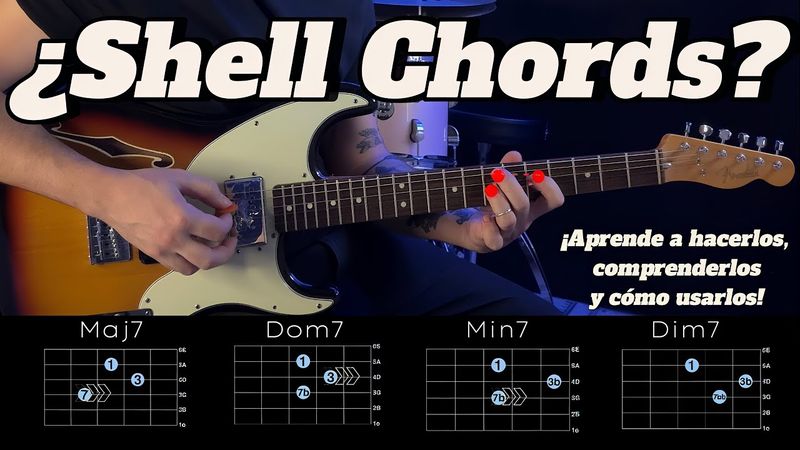 ¿Qué son los SHELL CHORDS? ¿Para Qué Sirven? Como Tocarlos