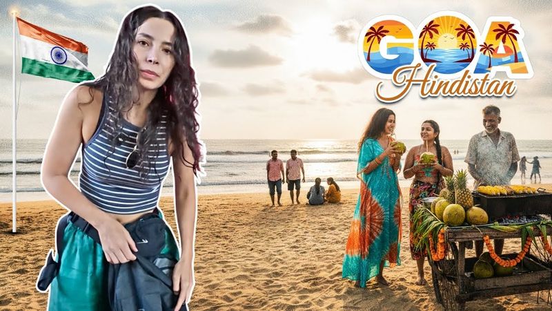 Hindistan’ın En Turistik Bölgesi Goa dayım~  Burasa Sıradan  Bir Gün Bile Güzel 🇮🇳🌴
