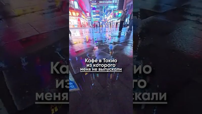 В Токио я нашёл кафе, из которого меня не выпускали.