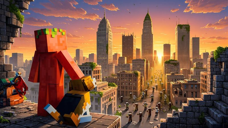 100 ДНЕЙ В ЗАБРОШЕННОМ ЛОС-АНДЖЕЛЕСЕ в МАЙНКРАФТ