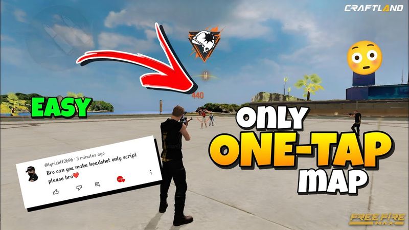 How to make only headshot map freefire Craftland