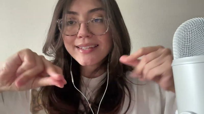 ASMR Fast Hand Sounds + Rambles (Ft. Dossier)