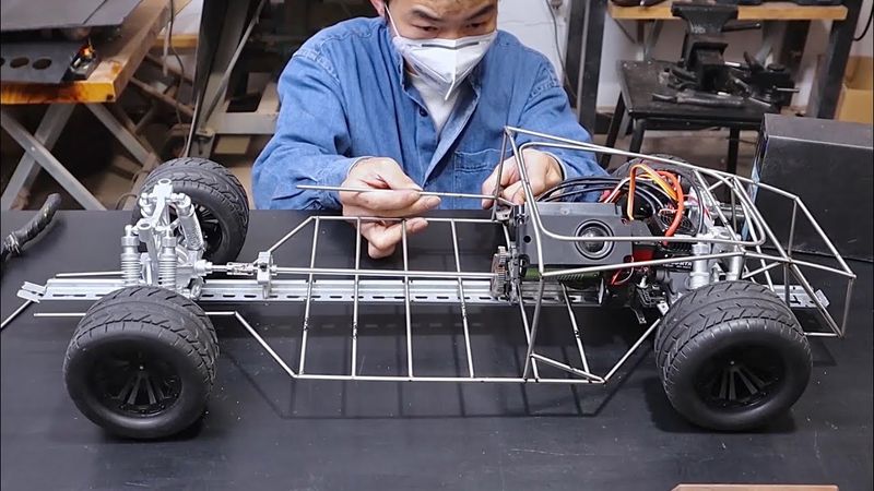 Construire une Ferrari 250 GTO en métal | Fabriquer une voiture RC Ferrari 1/5 | mini Ferrari