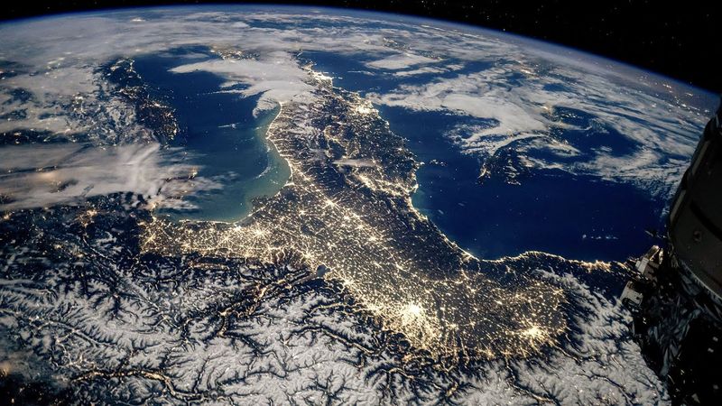 ISS Timelapse - Full Moon over Europe and Middle East (14 Jan 2025)